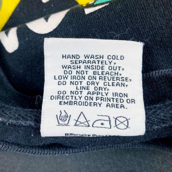 Billionaire Boys Club Black UFO Logo Crew Neck Tee - Size Small - Picture 6 of 6